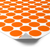 Mandarine Safari Dot Poster (Ecke)