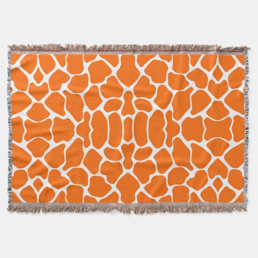Mandarine Safari Giraffe Decke (Vorderseite)