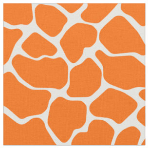 Mandarine-Safari-Giraffe Stoff