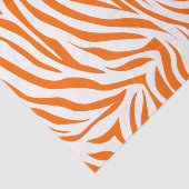 Mandarine-SafariZebra Seidenpapier (Ausschnitt)