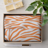 Mandarine-SafariZebra Seidenpapier (Geschenk)