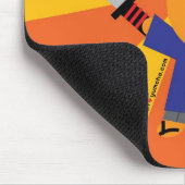 Mandarine-Samurai Mousepad (Ecke)