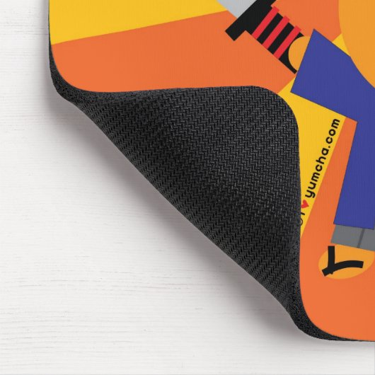 Mandarine-Samurai Mousepad (Ecke)