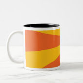 Mandarine-Samurai-Tasse Zweifarbige Tasse (Links)