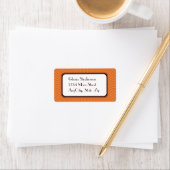 Mandarine Spring Rays Address Labels Adressaufkleber (Insitu)