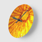 Mandarine Sun Wall Clock Runde Wanduhr (Winkel)