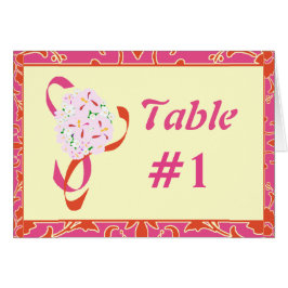 Mandarine Tango, Rosa, Damaskalkarte