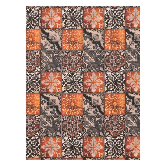 Mandarine Tischdecke (Vorderseite)