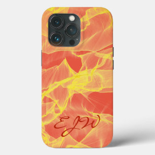 Mandarine Traum mit Wispy Yellow Abstrakt iPhone Case-Mate iPhone Hülle