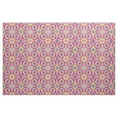 Mandarine-und Rosen-abstrakte Collage Stoff (Yard (91,4 cm))