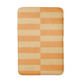 Mandarine- und Wheatbeermuster Badematte (Vorderseite Vertikal)