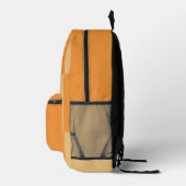 Mandarine- und Wheatbeermuster Bedruckter Rucksack (Rechts)