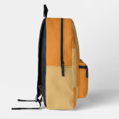 Mandarine- und Wheatbeermuster Bedruckter Rucksack (Links)