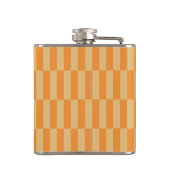 Mandarine- und Wheatbeermuster Flachmann (Rückseite)