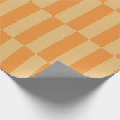 Mandarine- und Wheatbeermuster Geschenkpapier (Ecke)