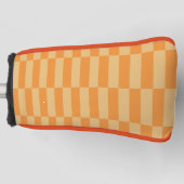 Mandarine- und Wheatbeermuster Golf Headcover (Vorderseite)