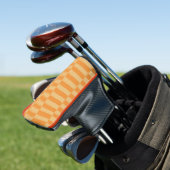Mandarine- und Wheatbeermuster Golf Headcover (In Situ)