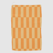 Mandarine- und Wheatbeermuster Golfhandtuch (Vorderseite)