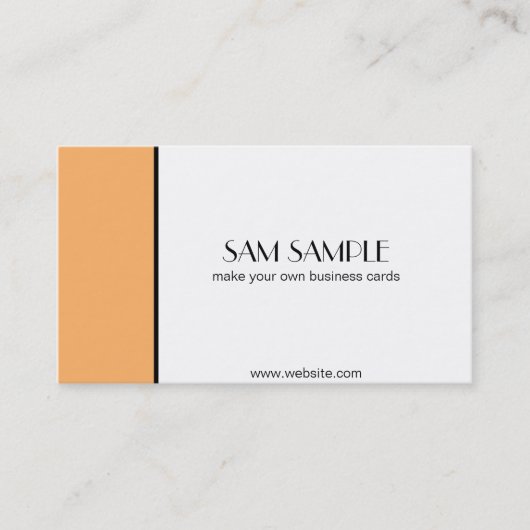 Mandarine Visitenkarte (Vorderseite)