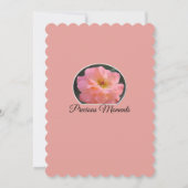 Mandarine & White Polka Dot Kinderdusche Einladung (Rückseite)