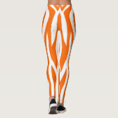Mandarine Zebra Leggings (Rückseite)