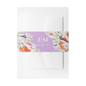 Mandarine Zitrusfrüchte blühende Branchen Wreath F Einladungsbanderole (Vorderseite Beispiel)