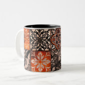 Mandarine Zweifarbige Tasse (Vorderseite Links)