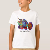 MandarineGoby Dragonet Fisch scherzt T - Shirt (Vorderseite)