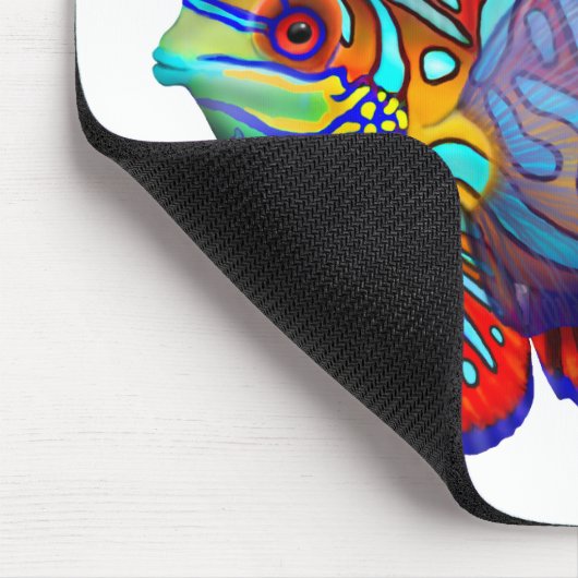 MandarineGoby Dragonet Fische Mousepad (Ecke)