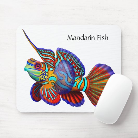 MandarineGoby Dragonet Fische Mousepad (Mit Mouse)