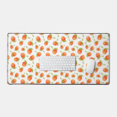 Mandarinen auf weißem Hintergrund Schreibtischunterlage (Tastatur & Maus)