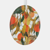 Mandarinen Baum: Juicy nahtlos Muster. Ornament Aus Glas (Vorderseite Rechts)