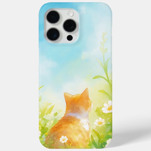 Mandarinen-Blumengarten Case-Mate iPhone Hülle (Rückseite)