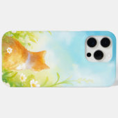 Mandarinen-Blumengarten Case-Mate iPhone Hülle (Rückseite (Horizontal))