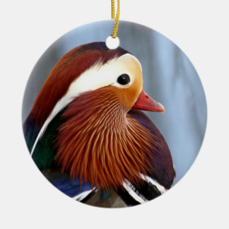 Mandarinen-Ente Drake Keramikornament