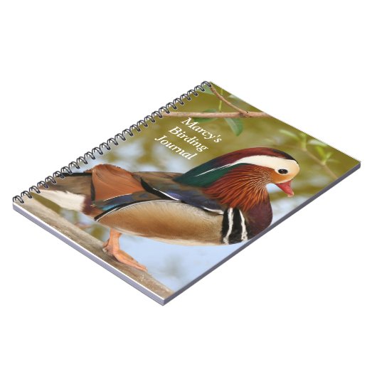 Mandarinen-Ente Notizblock (Linke Seite)