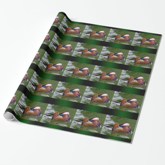 Mandarinen-Enten-Packpapier Geschenkpapier (Ungerollt)