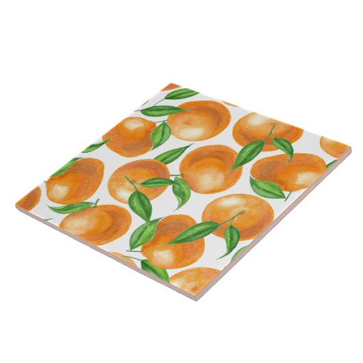 Mandarinen Fliese (Seite)