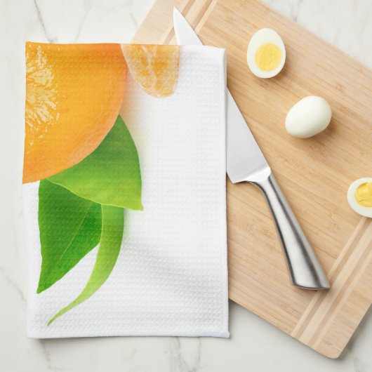 Mandarinen Handtuch (Viertel Falte)