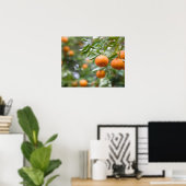Mandarinen in Bäumen Poster (Heimbüro)