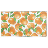 Mandarinen Kissenbezug (Vorderseite-Links)