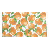 Mandarinen Kissenbezug (Rückseite-Links)