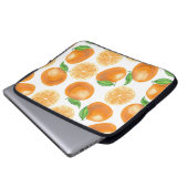 Mandarinen Laptopschutzhülle (Vorne Knopf)