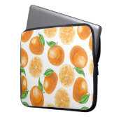 Mandarinen Laptopschutzhülle (Vorderseite Links)
