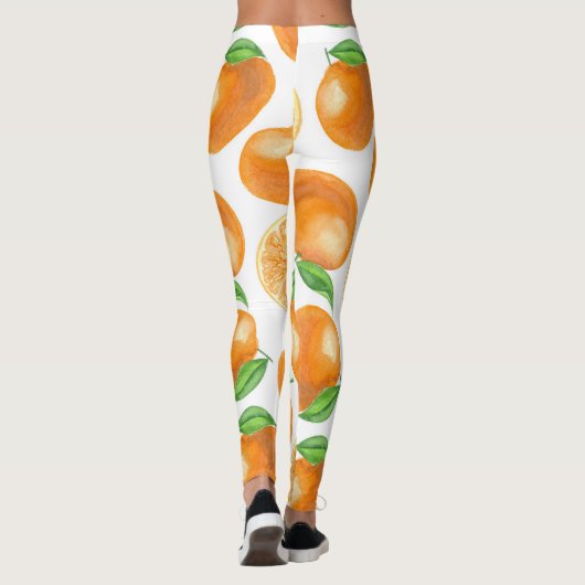 Mandarinen Leggings (Rückseite)