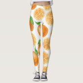 Mandarinen Leggings (Vorderseite)