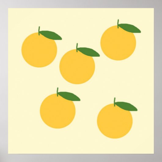 Mandarinen Malkunst Poster (Vorne)