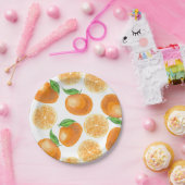 Mandarinen Pappteller (Party)