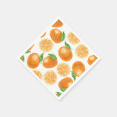 Mandarinen Serviette (Ecke)