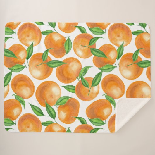 Mandarinen Sherpadecke (Vorderseite (Horizontal))